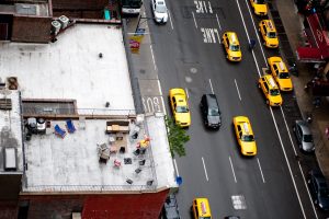 Ronald McDonald, Street, New York City, Taxi