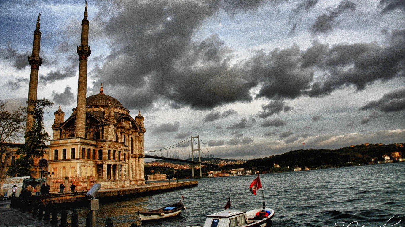 Islam, Istanbul, Ortaköy Mosque, Mosques Wallpapers HD