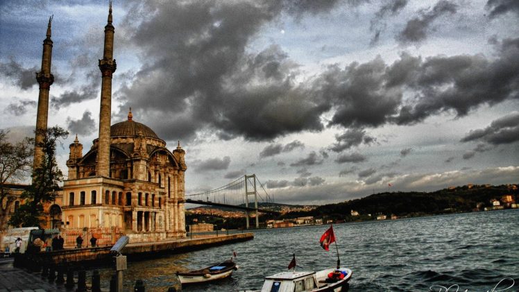 Islam, Istanbul, Ortaköy Mosque, Mosques HD Wallpaper Desktop Background