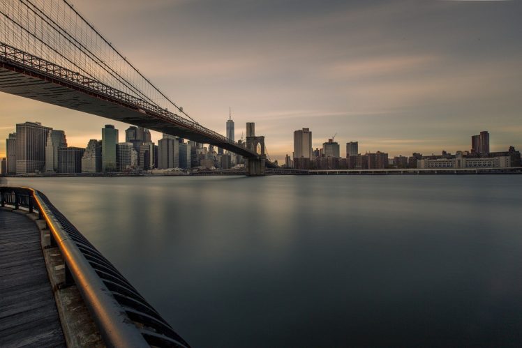 city, Bridge, Brooklyn Bridge, Brooklyn HD Wallpaper Desktop Background