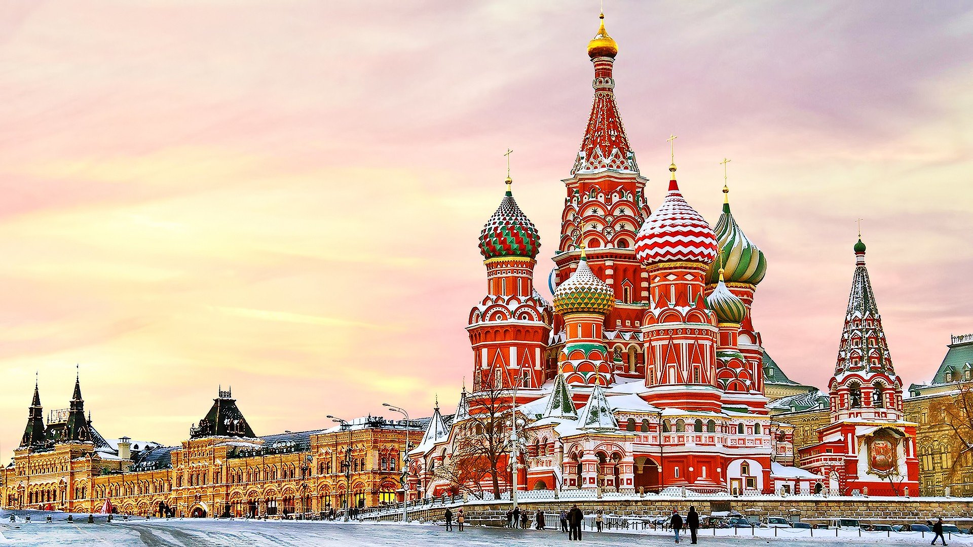 Moscow, Red Square, City Wallpaper