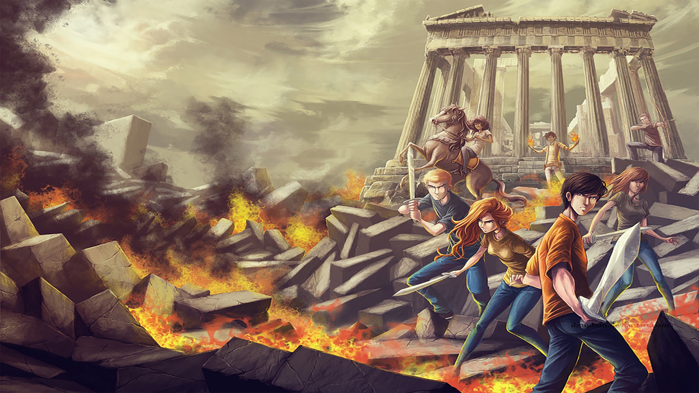 Percy Jackson, Heroes of Olympus, Annabeth Chase Wallpaper