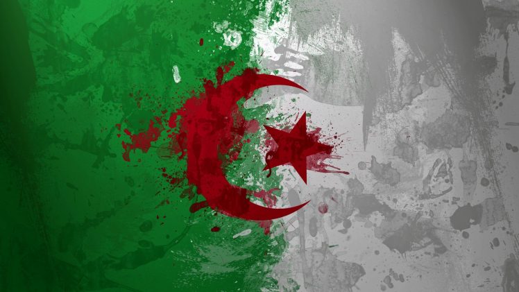 Algeria, Flag HD Wallpaper Desktop Background