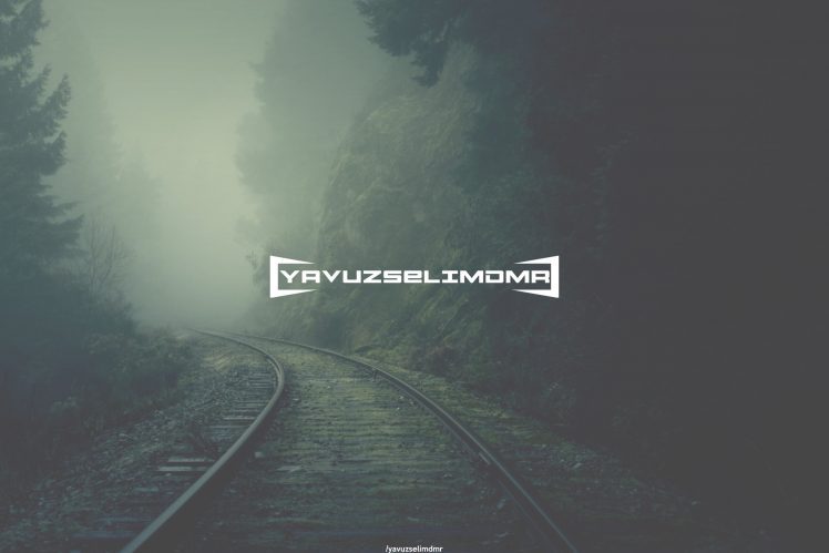 railway, Mist, Logo HD Wallpaper Desktop Background