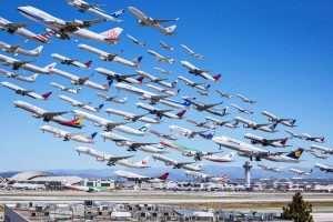 aircraft, Passenger aircraft, Airplane, Los Angeles, LAX, Airport