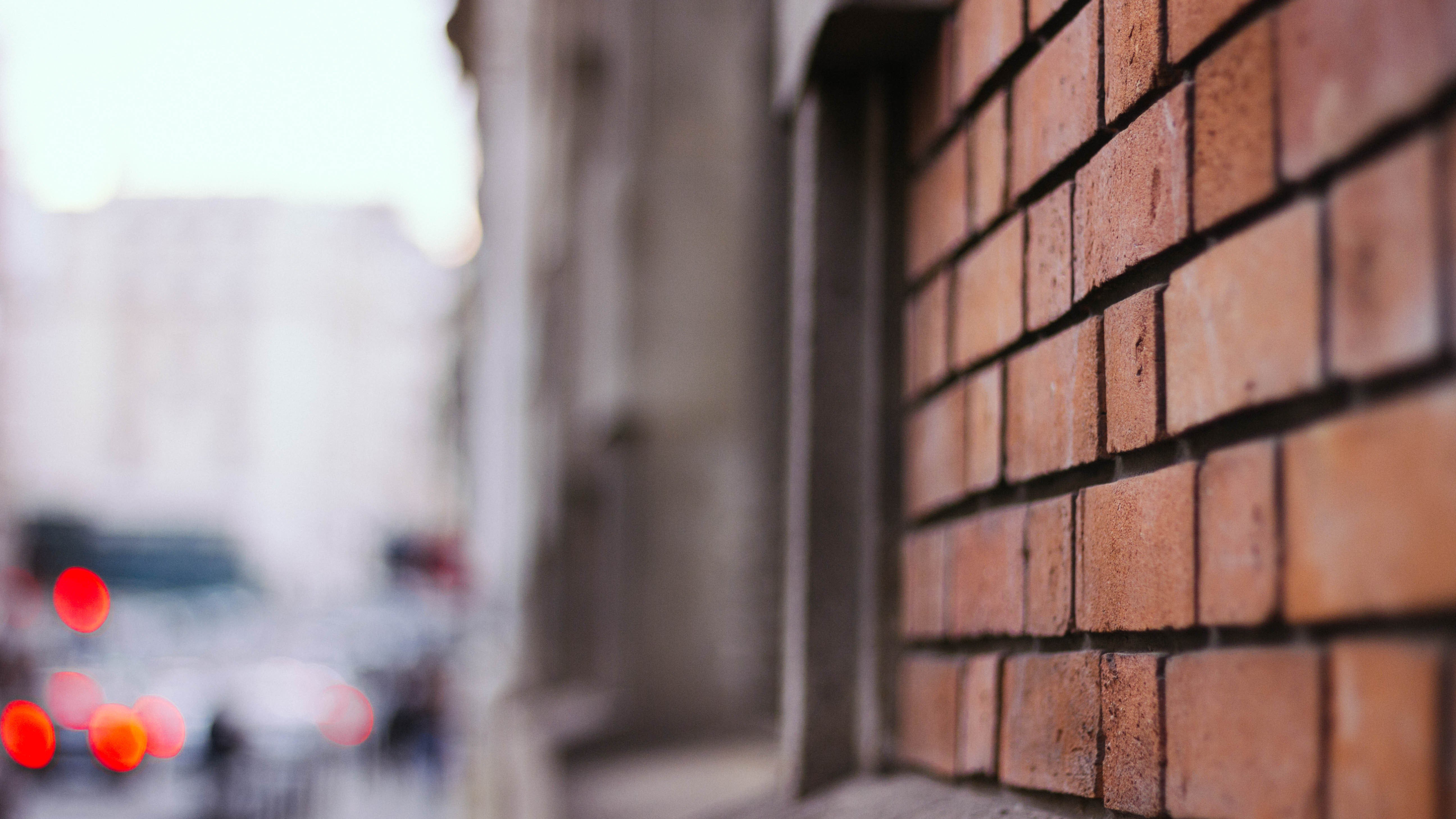 walls, Bricks, Bokeh, City, Street, Lights, Paris Wallpapers HD