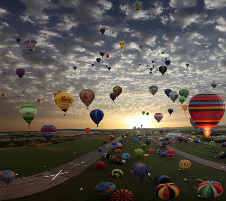 Happy Colorful Hot Air Balloons Wallpapers Hd Desktop