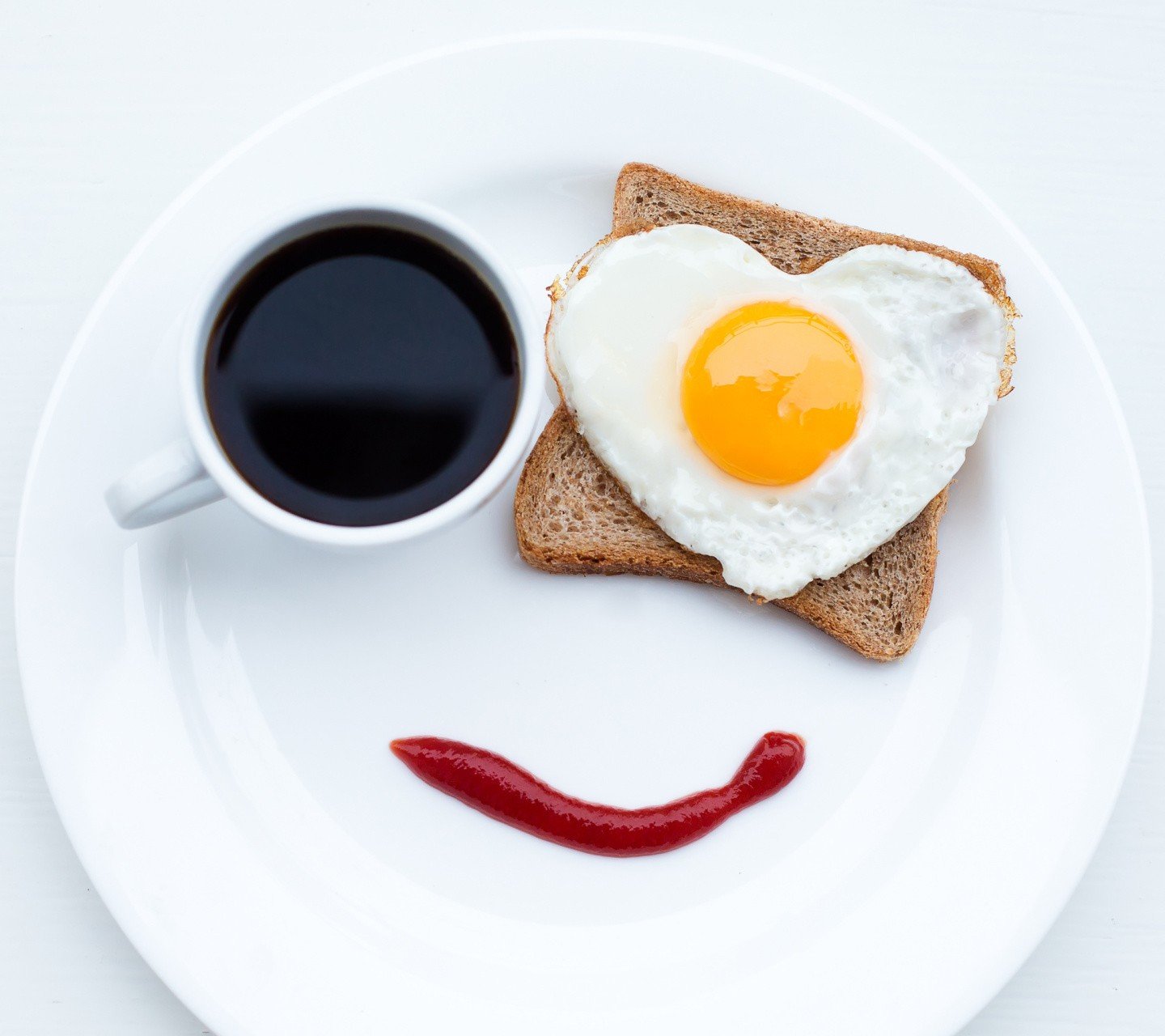smiling, Toasts, Eggs Wallpaper