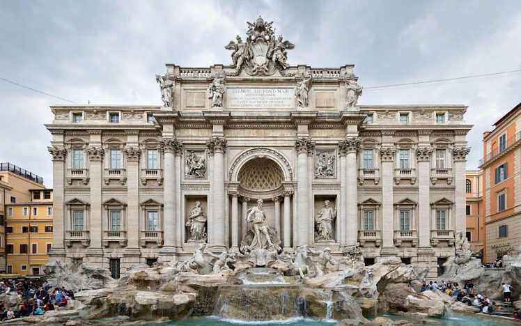 Rome, Trevi fountain HD Wallpaper Desktop Background