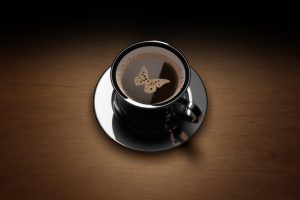 coffee, Butterfly