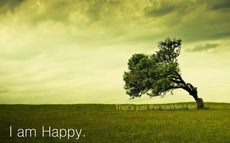 happy, Trees HD Wallpaper Desktop Background