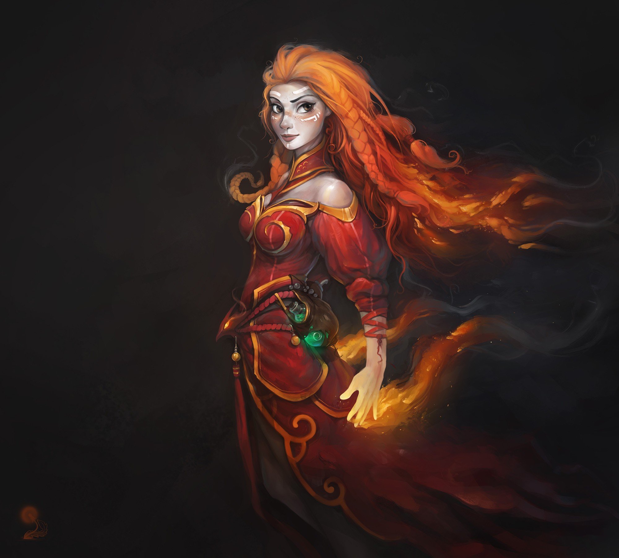 Dota, Lina Wallpaper