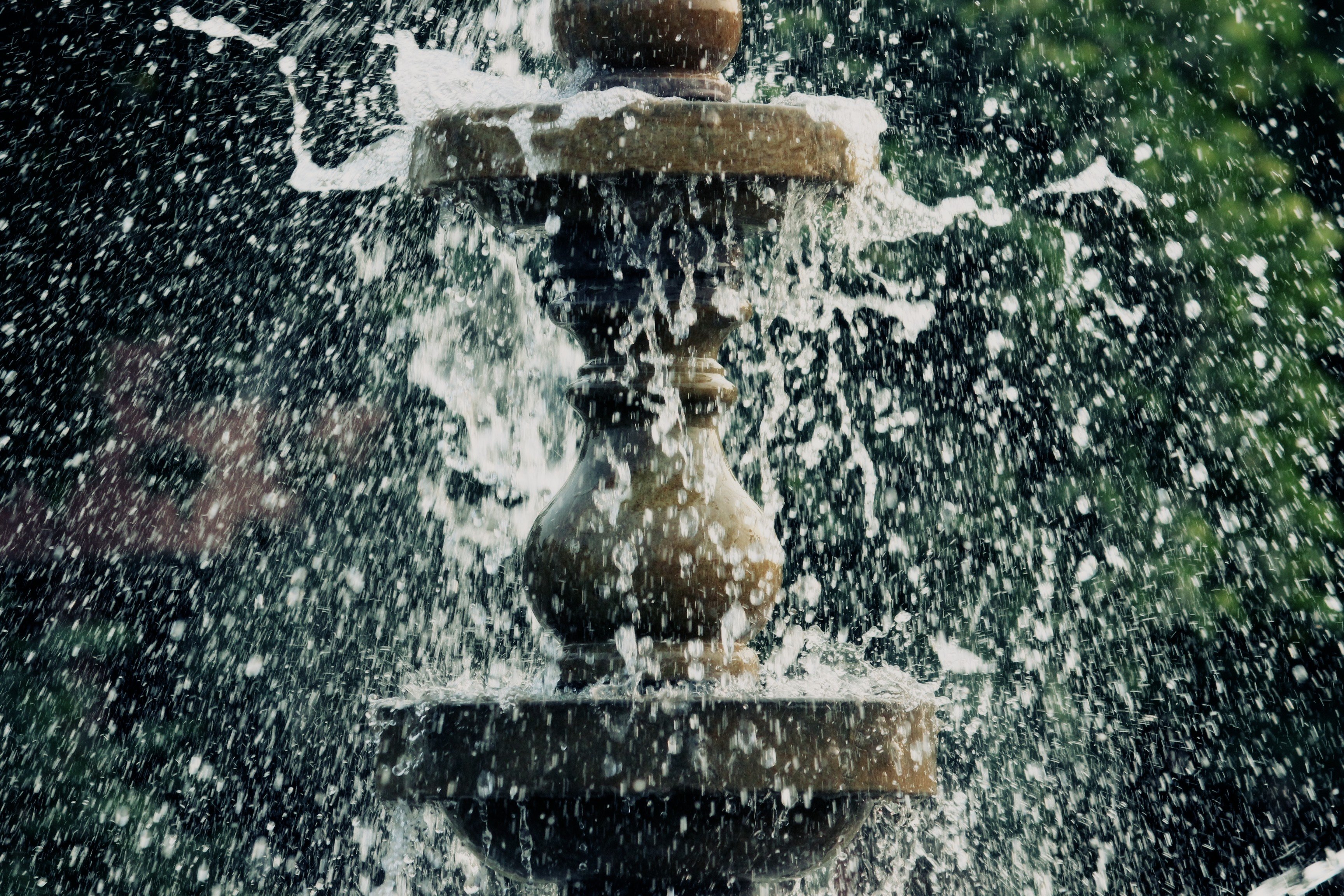 fountain, Water Wallpaper