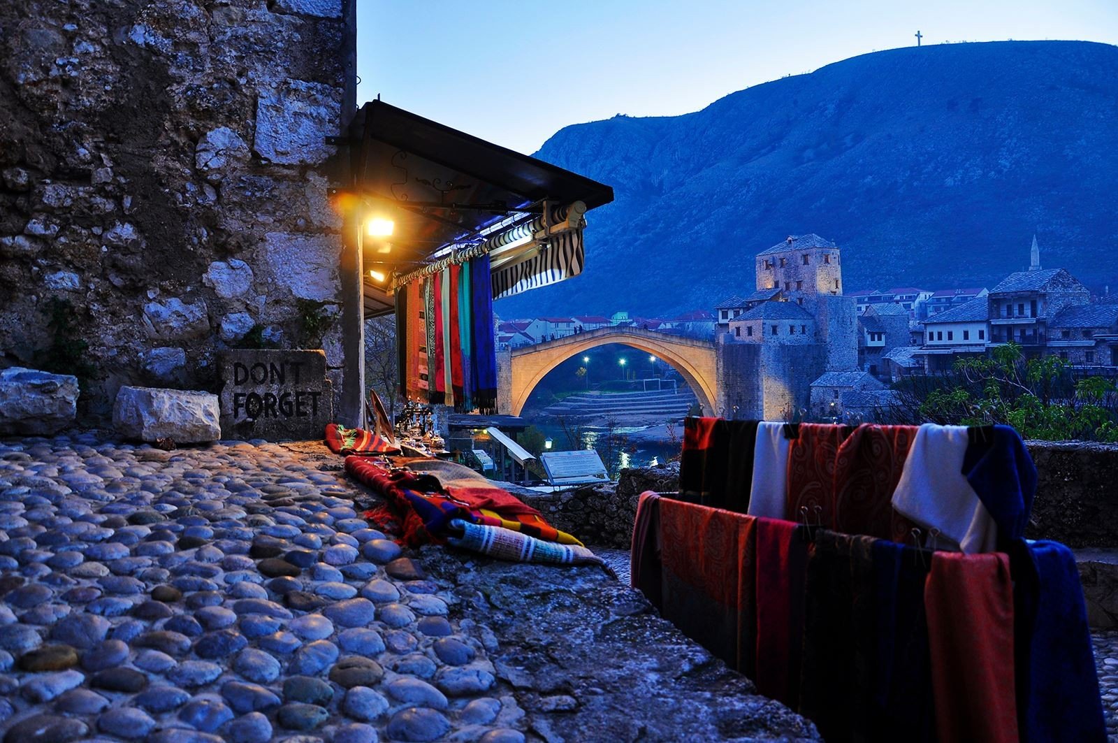 Mostar, Bosnia and Herzegovina, Old bridge, Bridge, Old, Night, Never Forget, Stari Most, Mosque, Mosques, Leather clothing Wallpaper