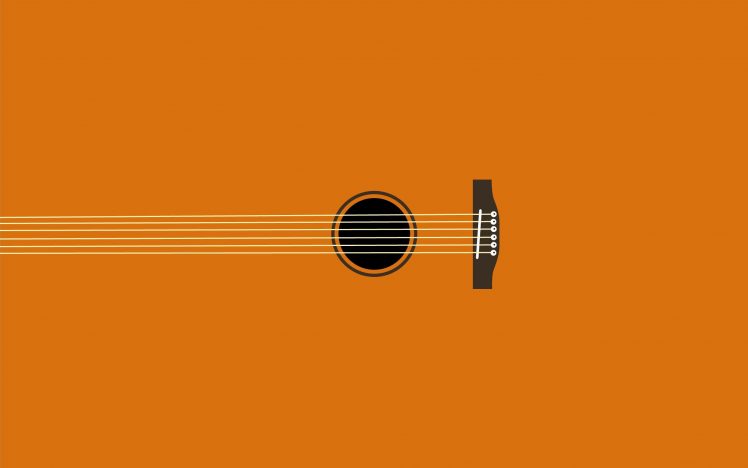 guitar, Minimalism, Music, Musical instrument HD Wallpaper Desktop Background