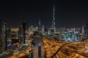 Dubai, United Arab Emirates, Skyscraper, City