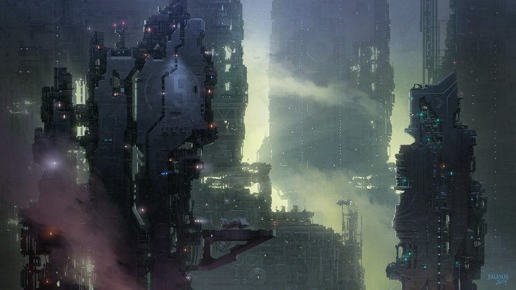 science fiction, Cyberpunk, Future city, City HD Wallpaper Desktop Background
