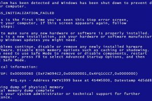 BSOD, Blue Screen of Death, Microsoft Windows