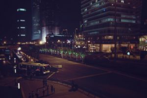 city, Night, Lights