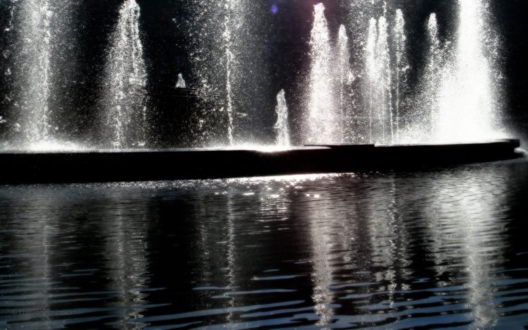 fountain, Architecture, Water, Reflection HD Wallpaper Desktop Background