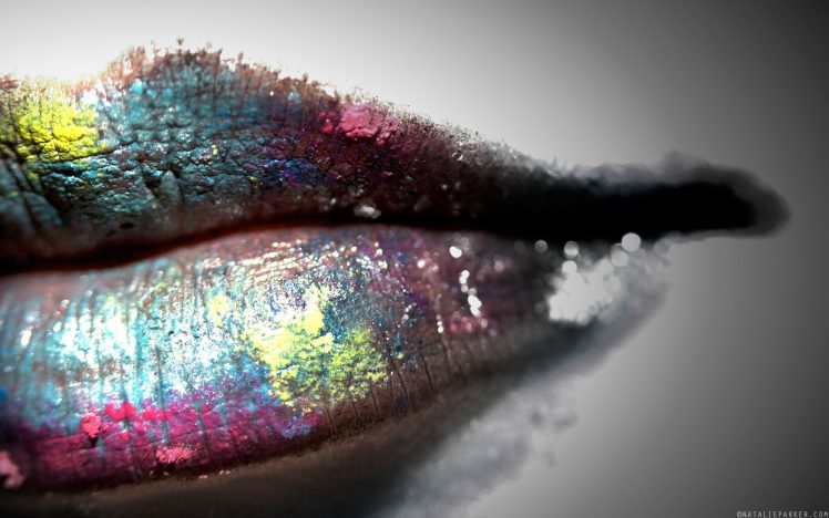 lips, Colorful HD Wallpaper Desktop Background