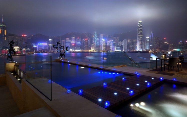 photography, Urban, Architecture, Building, Cityscape, City, Hong Kong, Harbor HD Wallpaper Desktop Background