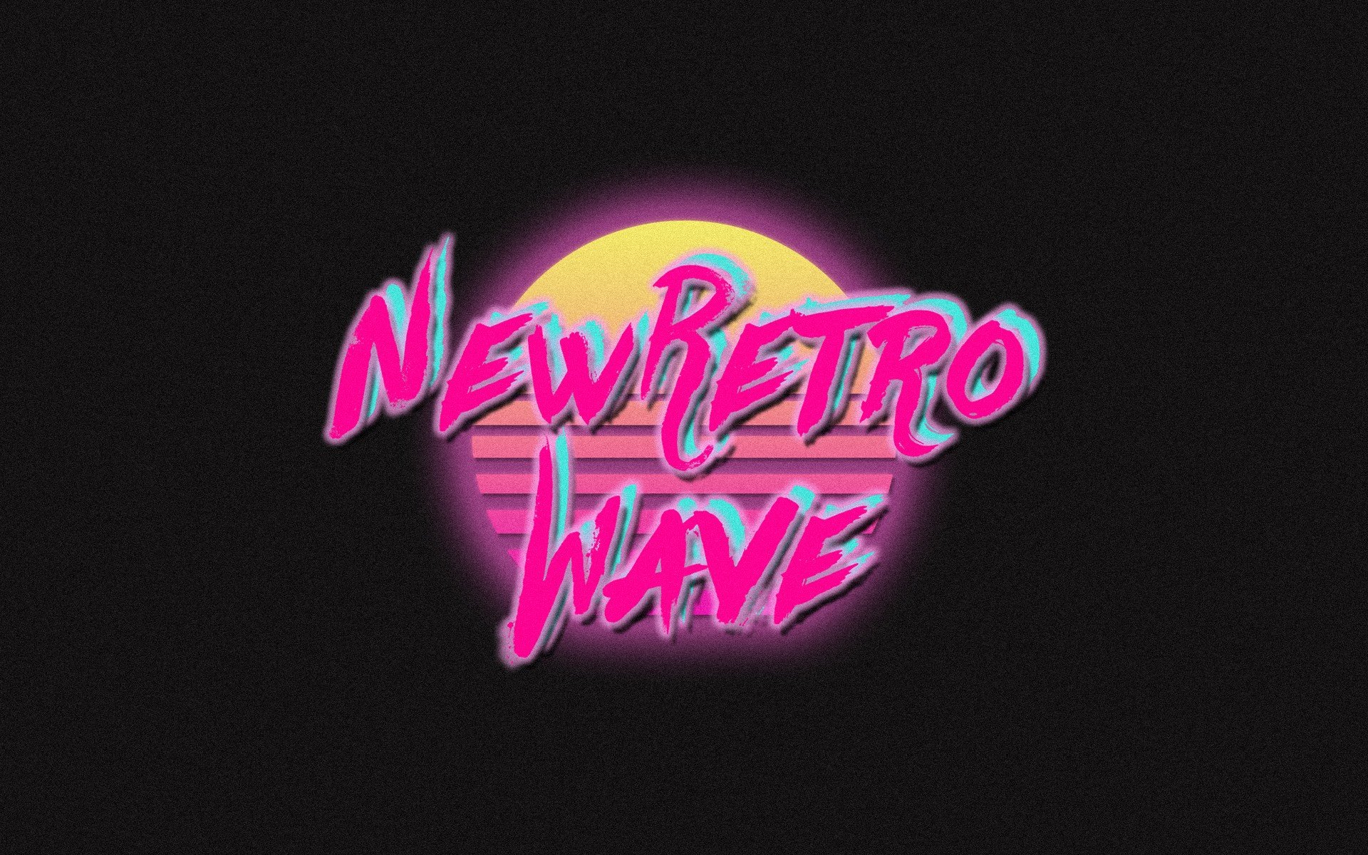 New Retro Wave, Neon, 1980s, Vintage, Retro games, Synthwave Wallpaper