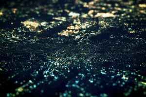 photography, Urban, City, Cityscape, Tilt shift, Night, Aerial view