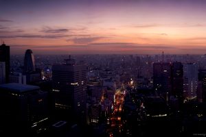 photography, Urban, City, Building, Cityscape, Street, Dusk, Lights, City lights, Street light, Tokyo