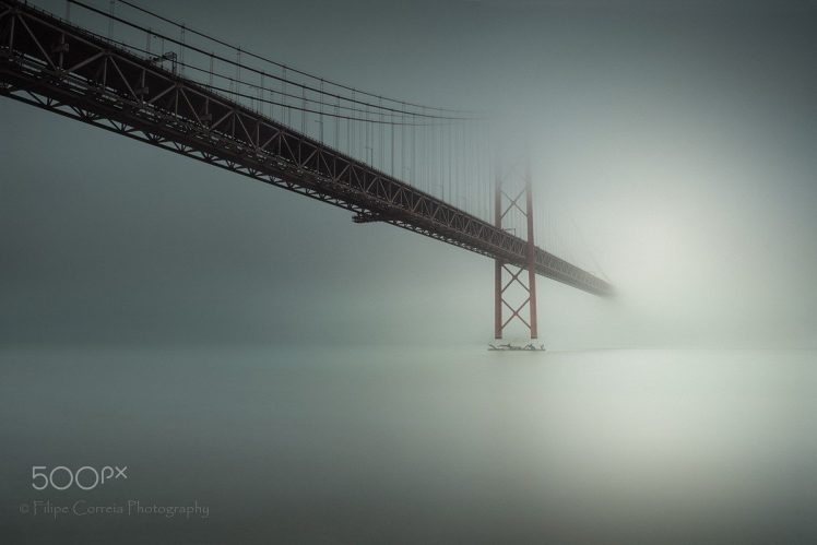 photography, Bridge, Mist HD Wallpaper Desktop Background
