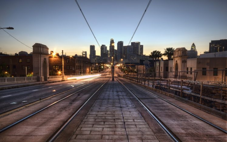 photography, Los Angeles, Urban, City, Cityscape, Sunrise HD Wallpaper Desktop Background
