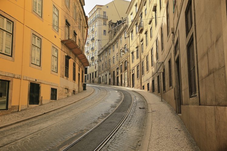 photography, City, Road, Lisbon, Portugal HD Wallpaper Desktop Background