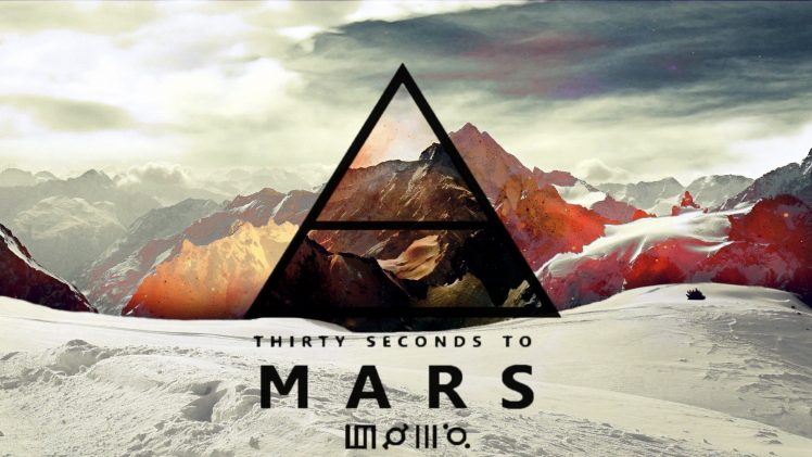 Thirty Seconds To Mars, 30 seconds to mars, Jared Leto, Mars, Triangle HD Wallpaper Desktop Background