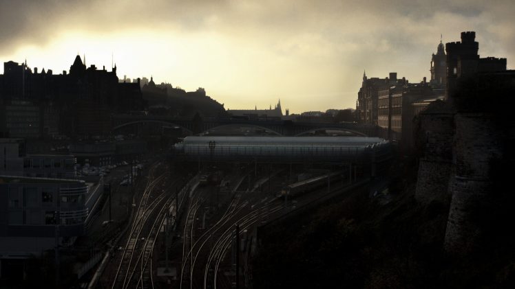 photography, Bridge, Architecture, City, Urban, Railway, Train station, Building HD Wallpaper Desktop Background
