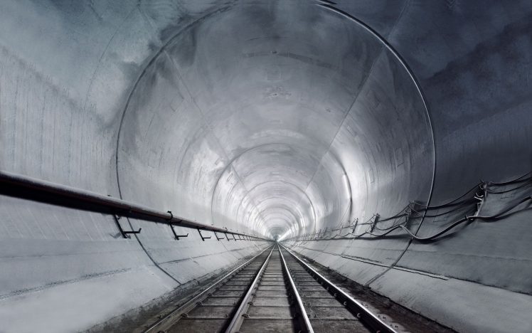 photography, Railway, Tunnel, Architecture HD Wallpaper Desktop Background