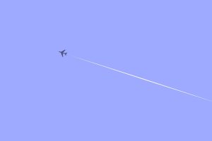 minimalism, Airplane, Contrails, Aircraft