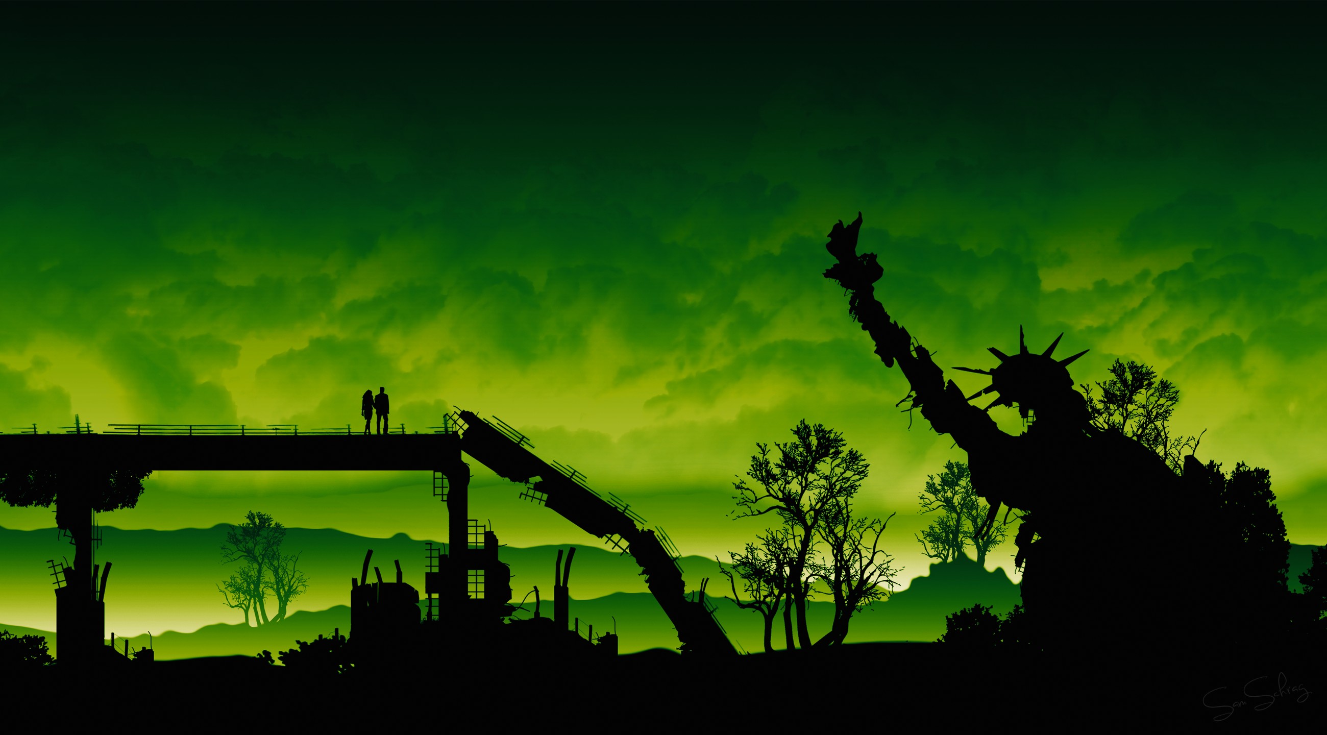 silhouette Wallpaper