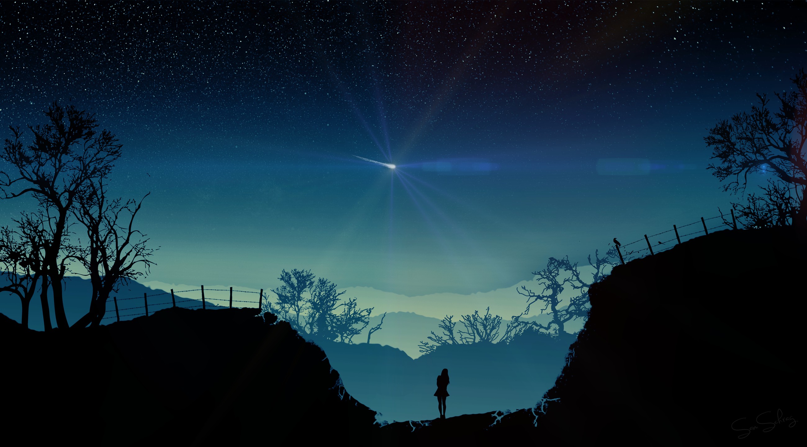 silhouette Wallpaper