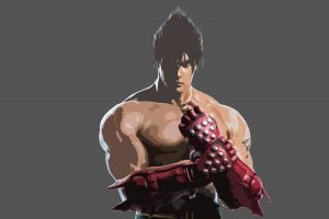 Tekken, Jin Kazama, Simple background, Simple