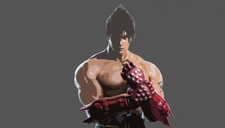 Tekken, Jin Kazama, Simple background, Simple HD Wallpaper Desktop Background