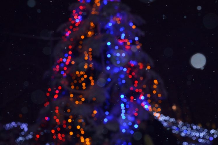 Christmas, LEDs HD Wallpaper Desktop Background
