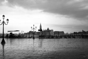 photography, Monochrome, City, Building, Venice, Rain, Water