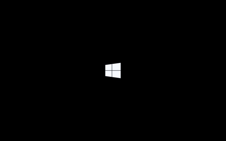 Windows 10, Microsoft Windows, Operating systems, Minimalism, Logo HD Wallpaper Desktop Background