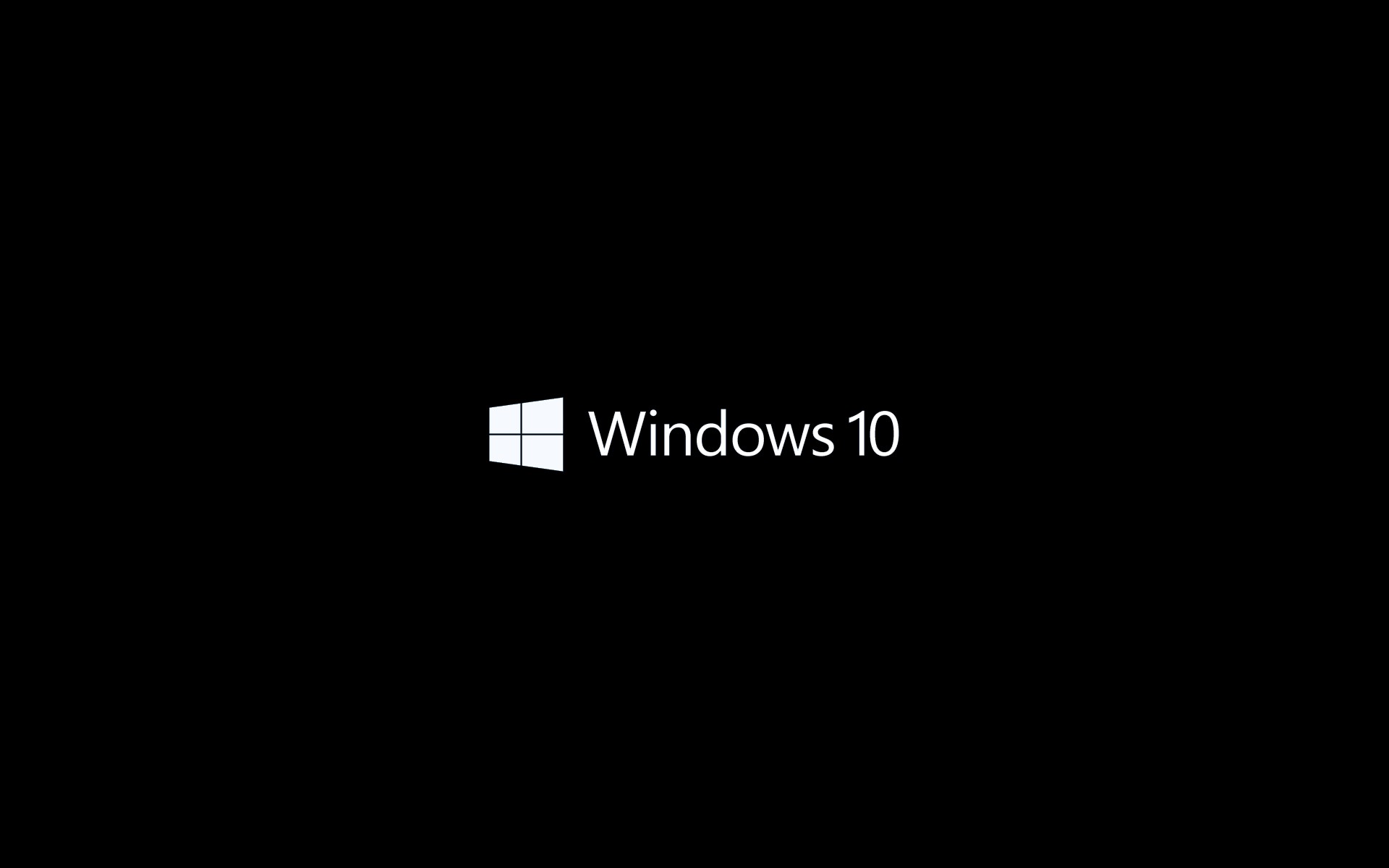 Windows 10, Microsoft Windows, Operating systems, Minimalism, Logo Wallpaper