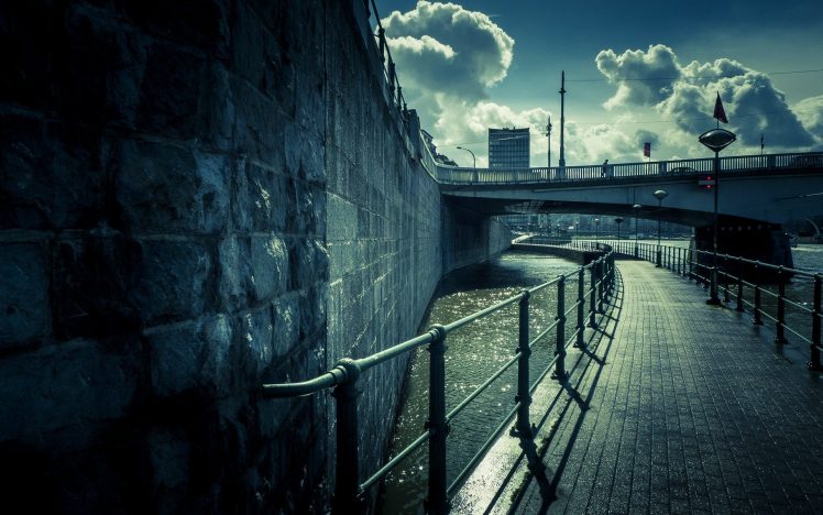 photography, Urban, River, City, Bridge, Water HD Wallpaper Desktop Background