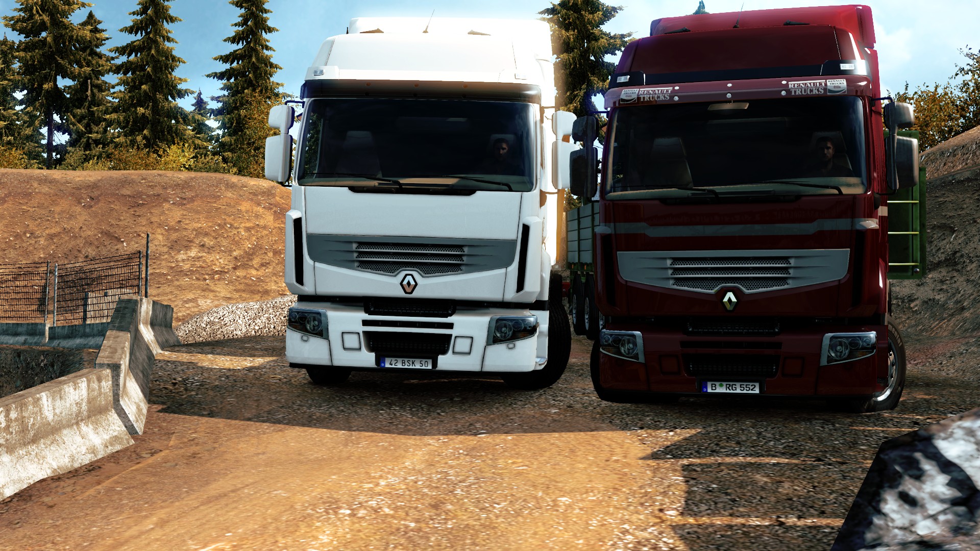 Euro Truck Simulator 2, Truck, Volvo FH16, Scania Wallpaper