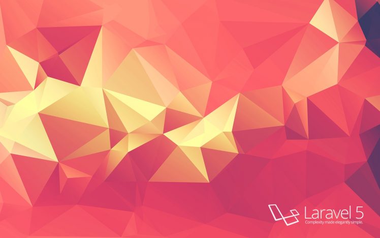 Laravel, Simple, Code, Programming, PHP, Low poly, Minimalism, Colorful HD Wallpaper Desktop Background