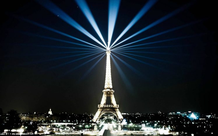photography, City, Urban, Night, Paris, Cityscape, Eiffel Tower, Lights HD Wallpaper Desktop Background