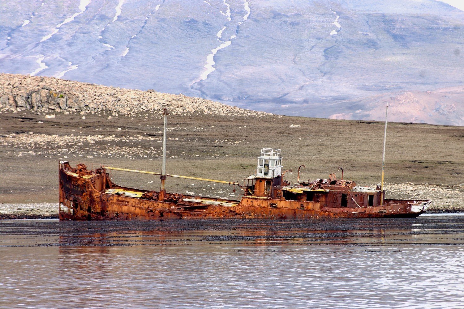ship, Shipwreck Wallpaper