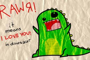 drawing, Humor, Dinosaurs